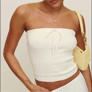 NWT • Reformation Zazie Sweater in Fior de Latte